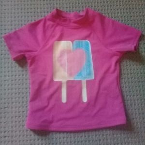 Girls' Land's End Rashguard Pink S (4)